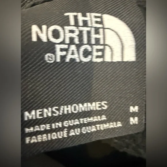 The North Face Men's Cotton Charcoal Black Hoodie - Picture 4 of 6